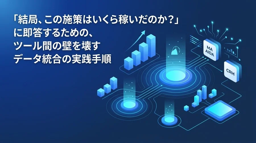 「結局いくら稼いだ？」に即答するB2Bデータ統合：MA・CRM連携によるROI可視化の実践手順