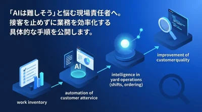 店長のためのAI活用実践アプローチ：人手不足に悩むサービス業の店舗運営を効率化する具体的な導入手順