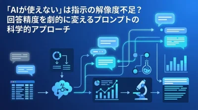 「AIが使えない」は指示の解像度不足？回答精度を劇的に変えるプロンプトの科学的アプローチ