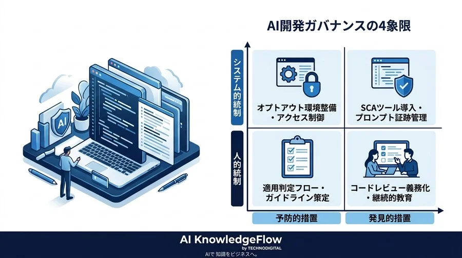 その「AI任せ」のコードは安全か？加速する開発の裏に潜む法的・セキュリティ的リスクを徹底解剖 - Conclusion Image