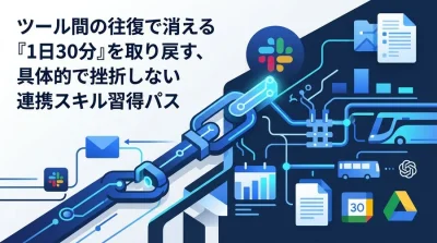 SlackとGoogleカレンダー・ドライブ連携で業務の往復時間を奪還する、実践的な学習パスと統合アプローチ