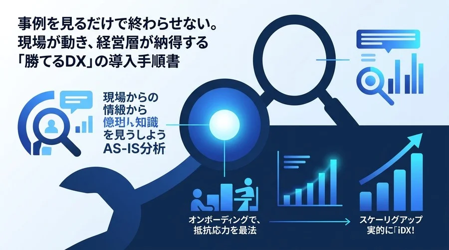 「事例の模倣」から脱却する製造業DX実践ガイド：現場が動き経営層が納得するワークフロー設計と導入手順