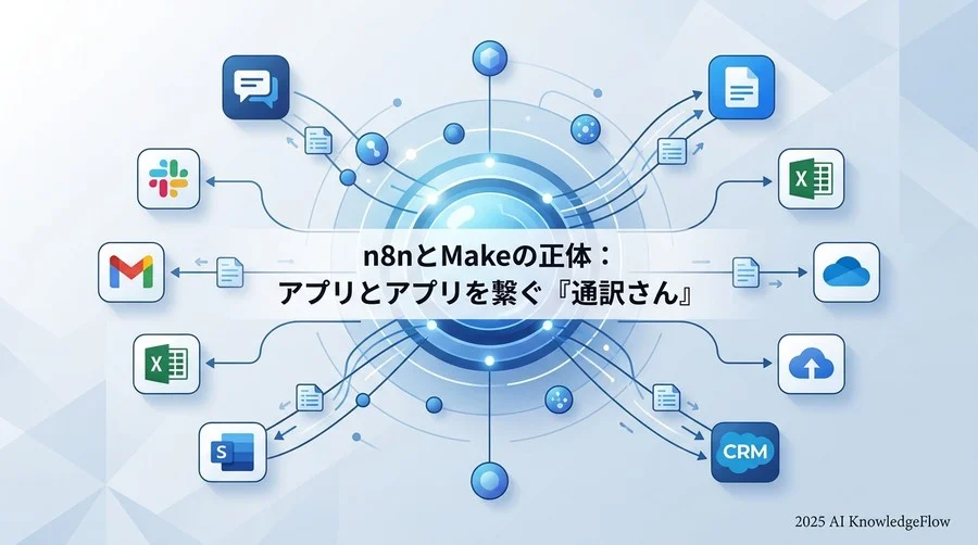n8nとMakeの正体：アプリとアプリを繋ぐ『通訳さん』 - Section Image