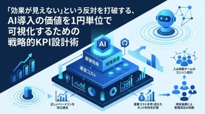 AI導入の稟議を通す投資対効果の可視化戦略：経営層を納得させる4階層ROI測定とKPI設計
