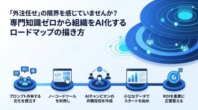 「外注任せ」の限界を突破するAI内製化ロードマップ：非エンジニアから始める組織づくり実践ガイド