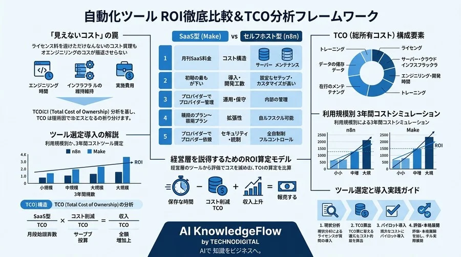 その自動化ツール、本当に元が取れていますか？n8nとMakeのROI徹底比較と実践的TCO分析ガイド - Conclusion Image