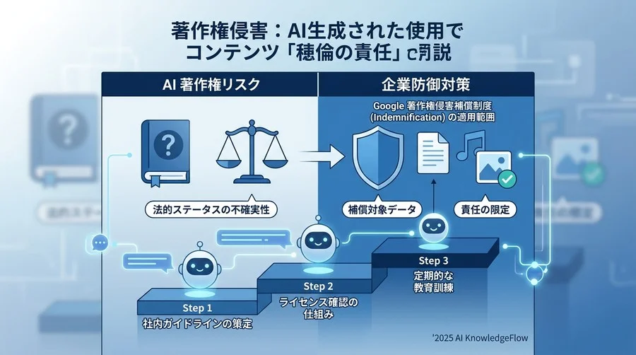 著作権と権利侵害：AI生成物の利用における「責任の所在」を明確化する - Section Image