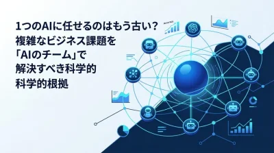 1つのAIに任せるのはもう古い？複雑なビジネス課題を「AIのチーム」で解決すべき科学的根拠