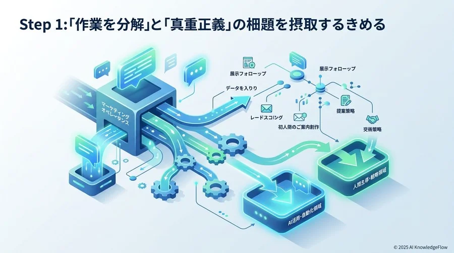 ステップ1：業務の「解体」と「再定義」による課題抽出 - Section Image