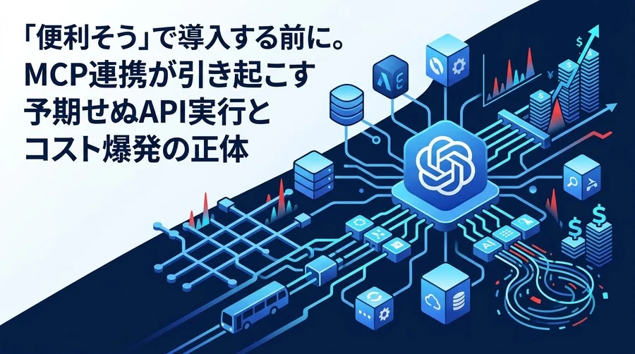 “便利そう”で導入する前に。MCP連携が引き起こす予期せぬAPI実行とコスト爆発の正体