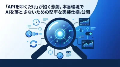 「APIを叩くだけ」では危ない？本番AIを落とさない堅牢実装の完全ガイド