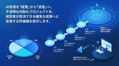 経営層を動かすAI内製化ロードマップ：投資を『資産』に変える独自のROI評価と成功指標